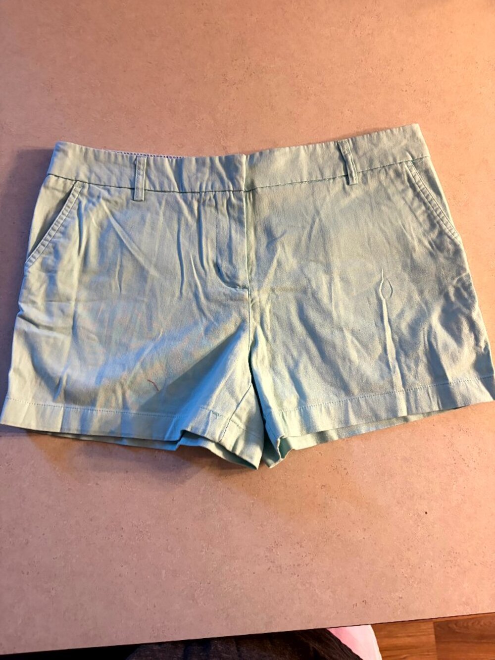 British Khaki Women's Chino Shorts Teal Size 10